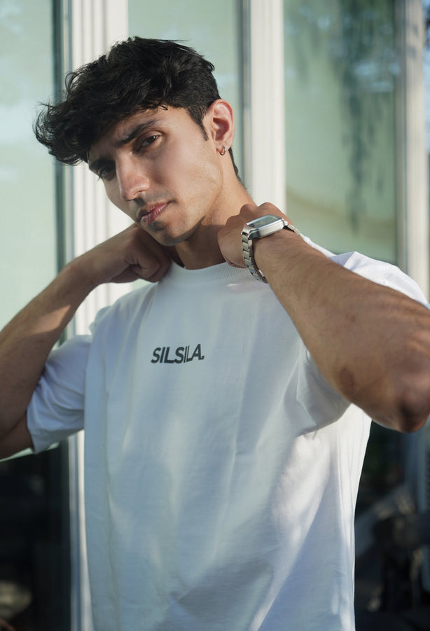 Silsila Oversized White Tee