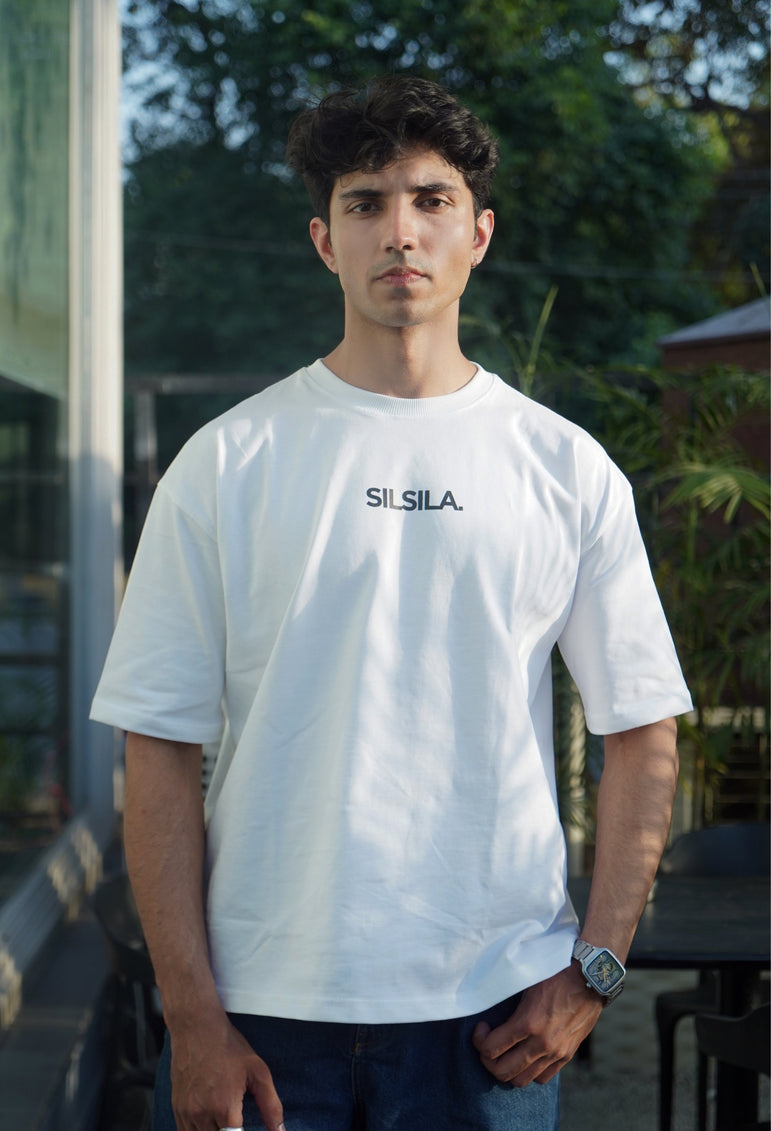 Silsila Oversized White Tee