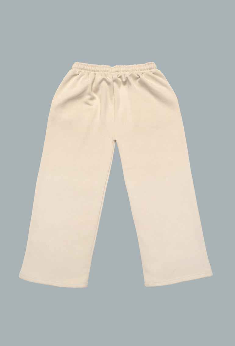 Beige Premium Baggy Joggers
