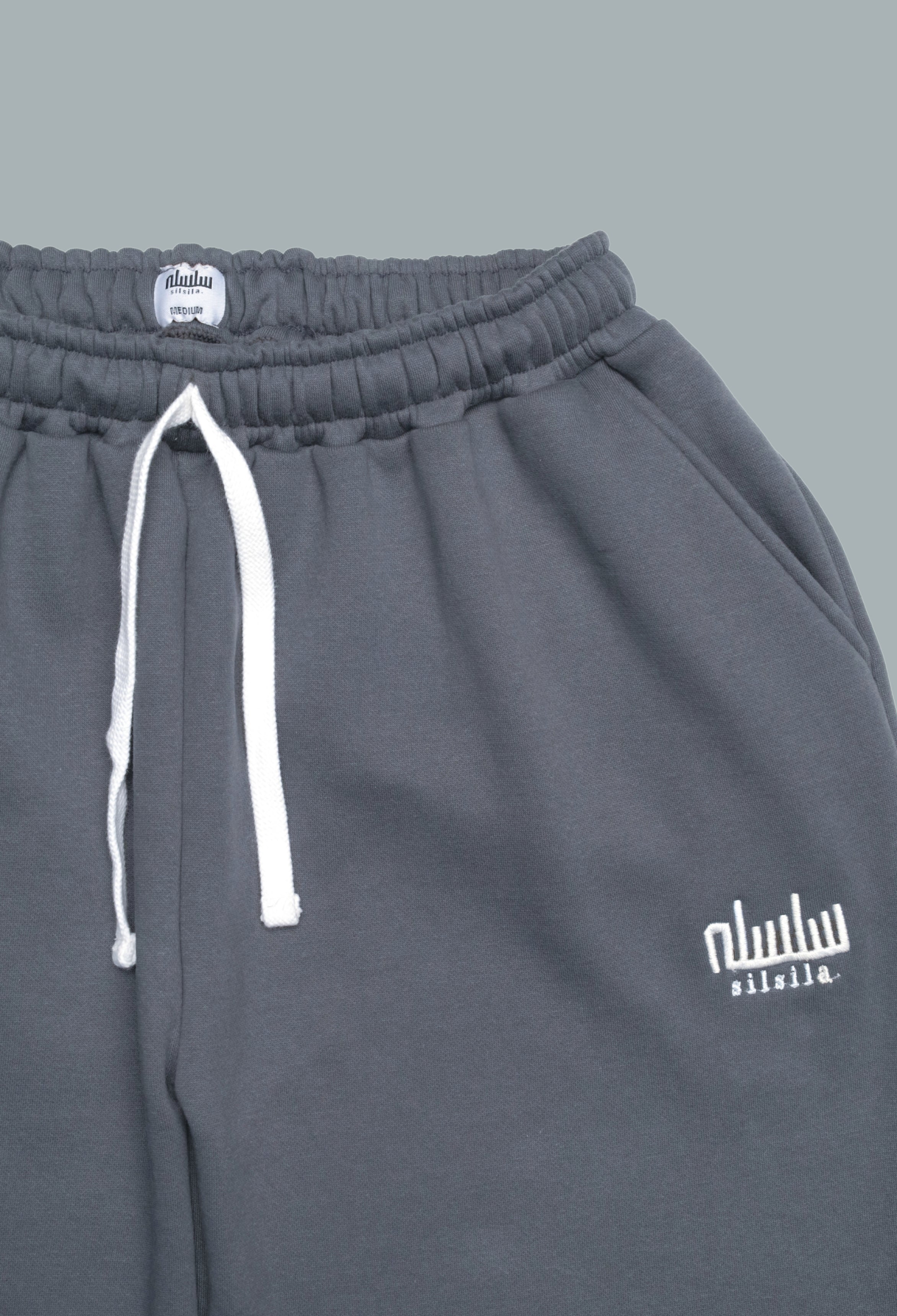 Grey Premium Baggy Joggers