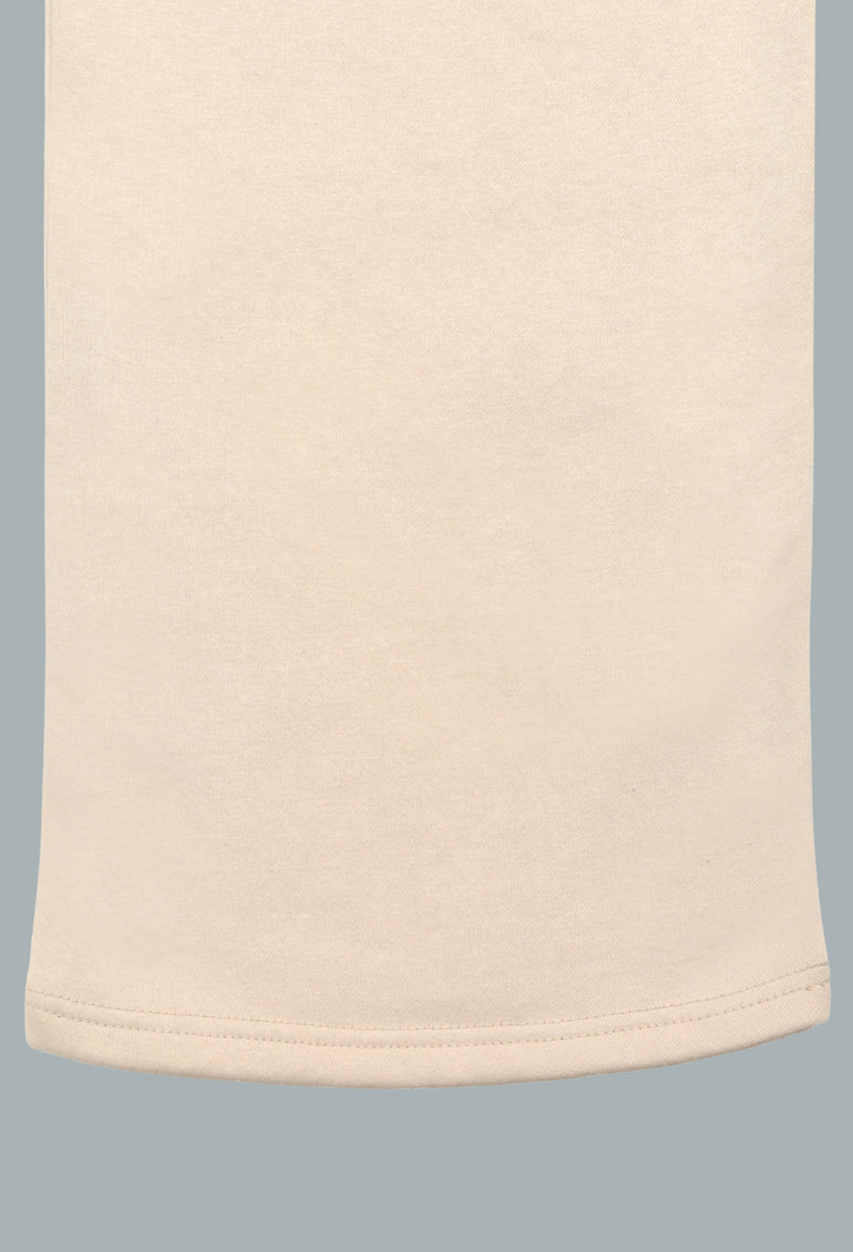 Beige Premium Baggy Joggers