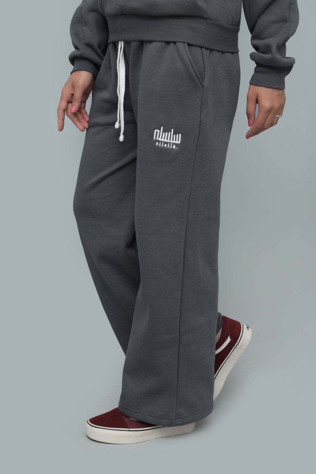 Grey Premium Baggy Joggers