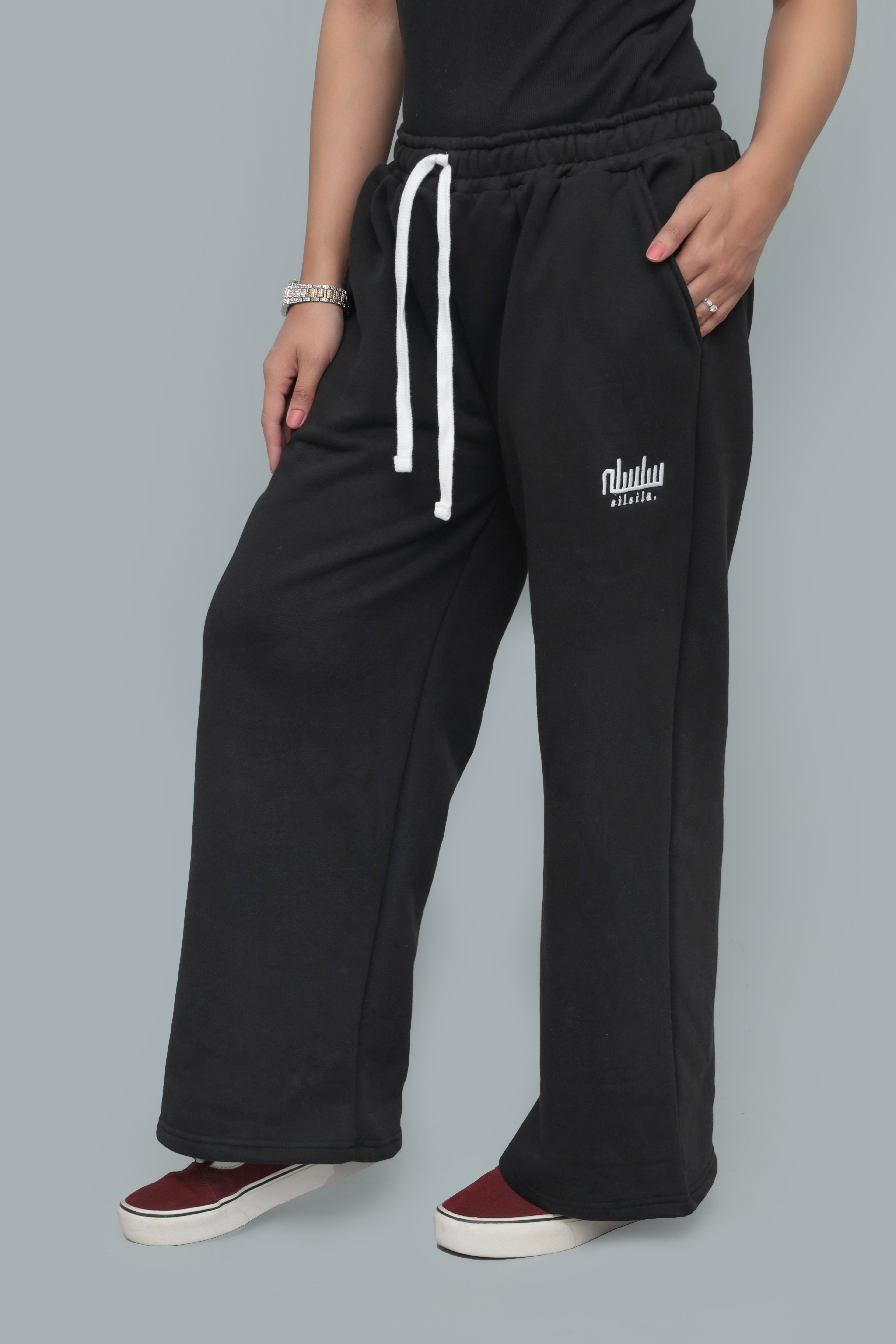 Black Premium Baggy Joggers